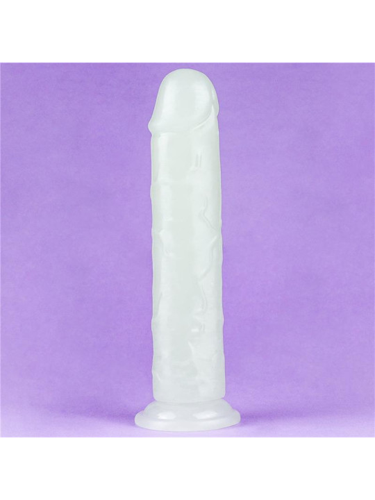 Dildo Lumino 8 Luz Azul