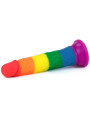 Dildo Prider 7 Silicona Líquida LGBT