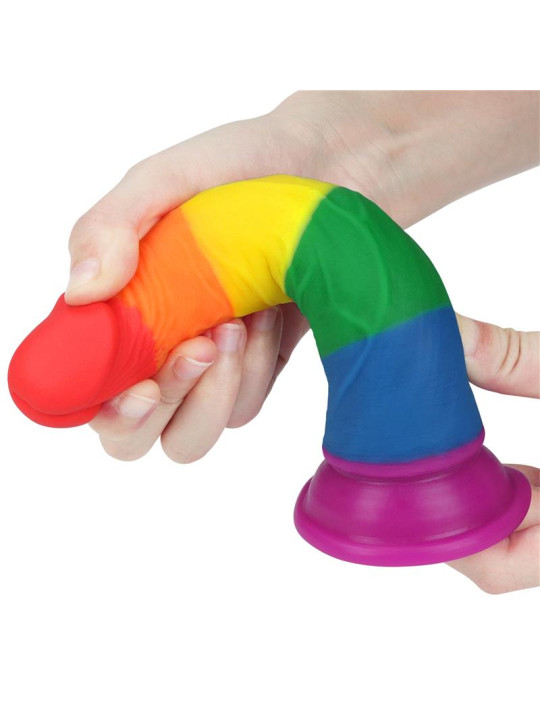 Dildo Prider 7 Silicona Líquida LGBT