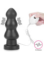 Plug Anal con Vibración King Sized 7.8 Negro