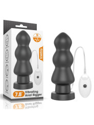 Plug Anal con Vibración King Sized 7.8 Negro