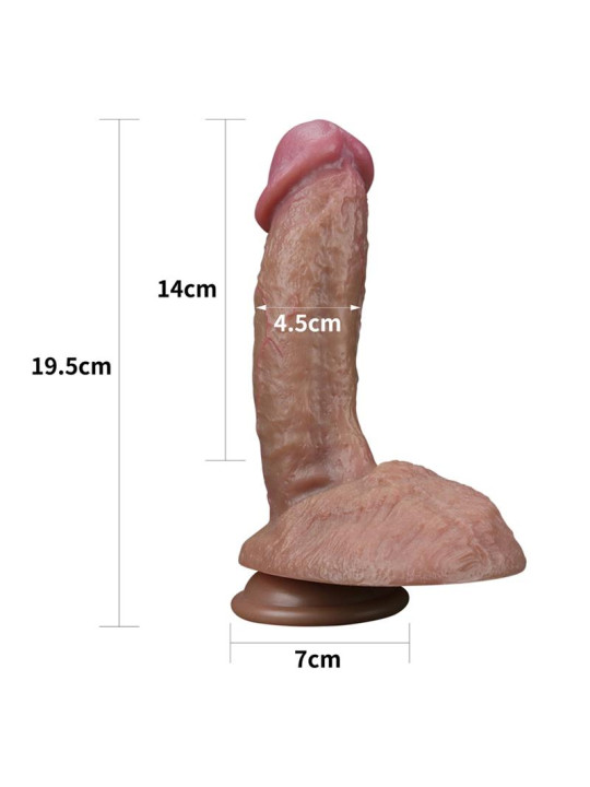 Dildo Nature 7.5 Dual Layer
