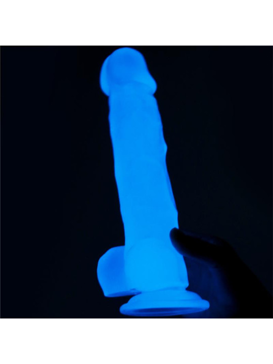 Dildo 8.5 Lumino Luz Azul