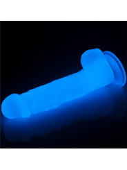 Dildo 8.5 Lumino Luz Azul