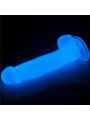 Dildo 8.5 Lumino Luz Azul