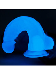 Dildo 8.5 Lumino Luz Azul