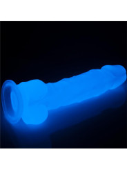 Dildo 8.5 Lumino Luz Azul