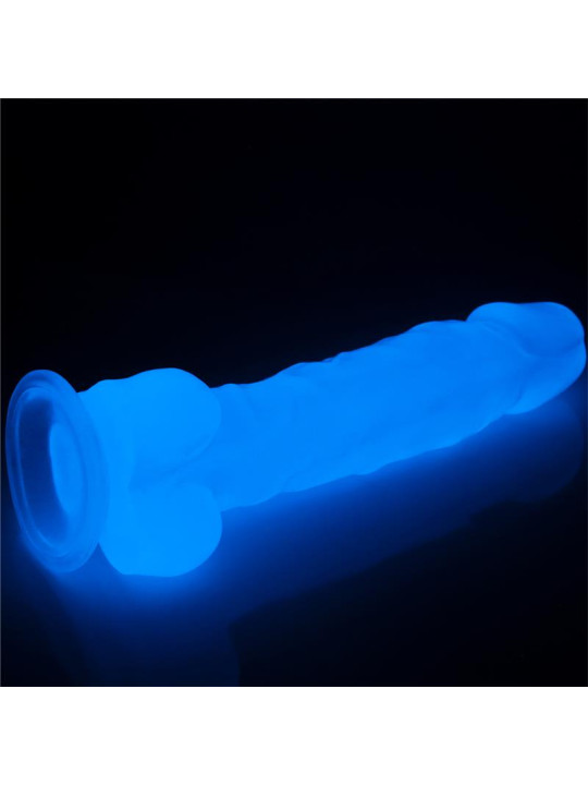 Dildo 8.5 Lumino Luz Azul