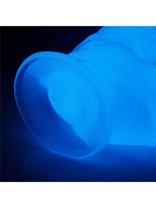 Dildo Lumino 10 Luz Azul