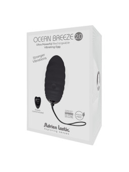 Huevo Vibrador con Control Remoto Ocean Breeze 2.0 Negro