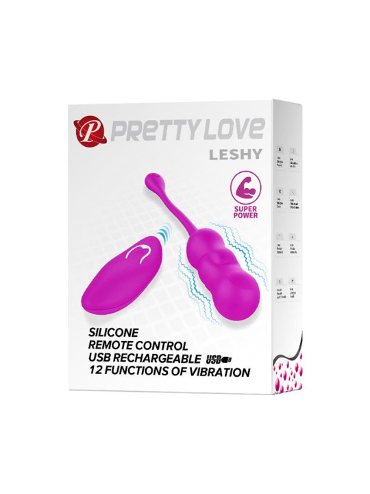 Leshy Huevo Vibrador con Control Remoto USB