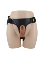 Arnés con Dildo Retractil con Vibración