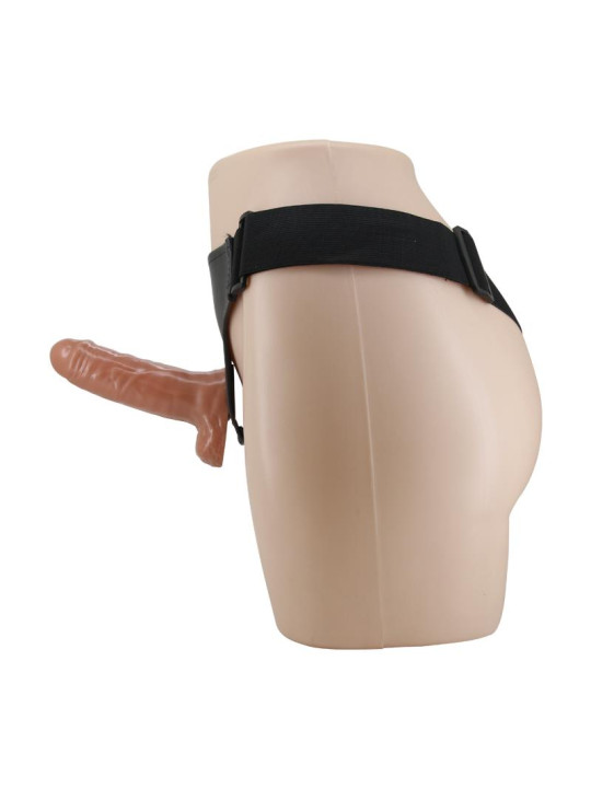 Arnés con Dildo Retractil con Vibración
