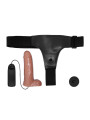 Arnés con Dildo Retractil con Vibración
