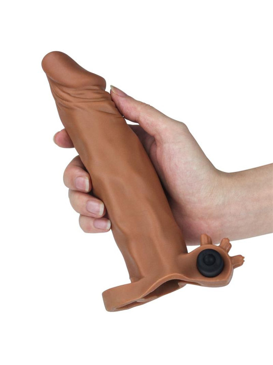 Funda para el Pene con vibración Add 2 Pleasure X-Tender Marrón