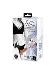 Arnés con Dildo Retractil con Vibración