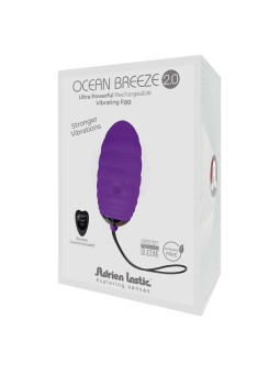 Huevo Vibrador con Control Remoto Ocean Breeze 2.0 Púrpura