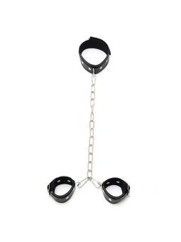 Collar con Esposas Cadena Ajustables