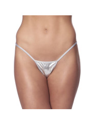 Micro Tanga Plateado Talla Unica