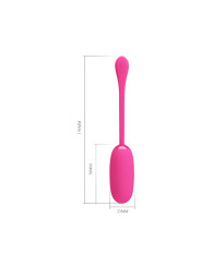 Huevo Vibrador Julius USB Silicona Rosa