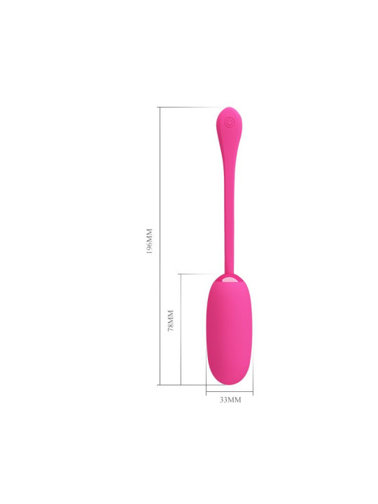 Huevo Vibrador Julius USB Silicona Rosa