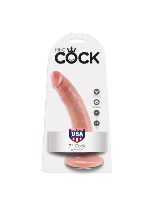 King Cock Pene de 7 - Color Natural