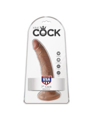 King Cock Pene de 7 - Bronceado