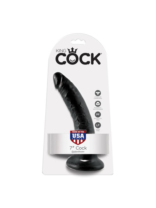 King Cock Pene de 7 - Color Negro