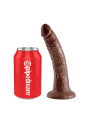 King Cock Pene de 17,78 cm - Color Marrón