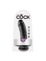 King Cock Pene de 8 - Color Negro