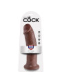 King Cock Pene de 10 - Color Marrón