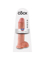 King Cock Pene con Testículos de 11 - Color Natural