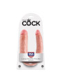 King Cock Pene Doble Penetración Grande - Color Natural