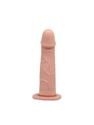 Baile Arnés con Dildo Vibrador Natural 15 cm