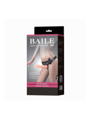 Baile Arnés con Dildo Vibrador Natural 18.5 cm