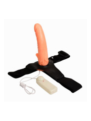 Baile Arnés con Dildo y Control Remoto 18 cm