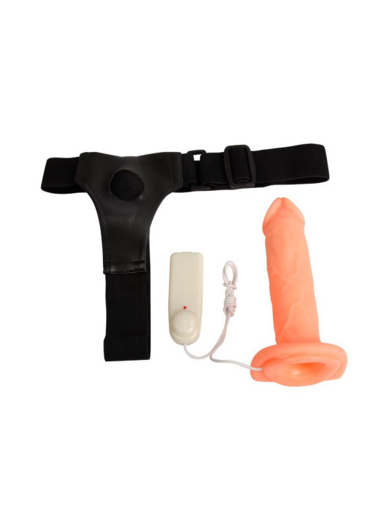 Arnés con Dildo Hueco Jessica 18 cm