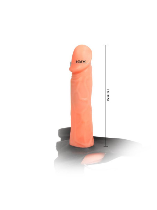 Arnés con Dildo Hueco Jessica 18 cm