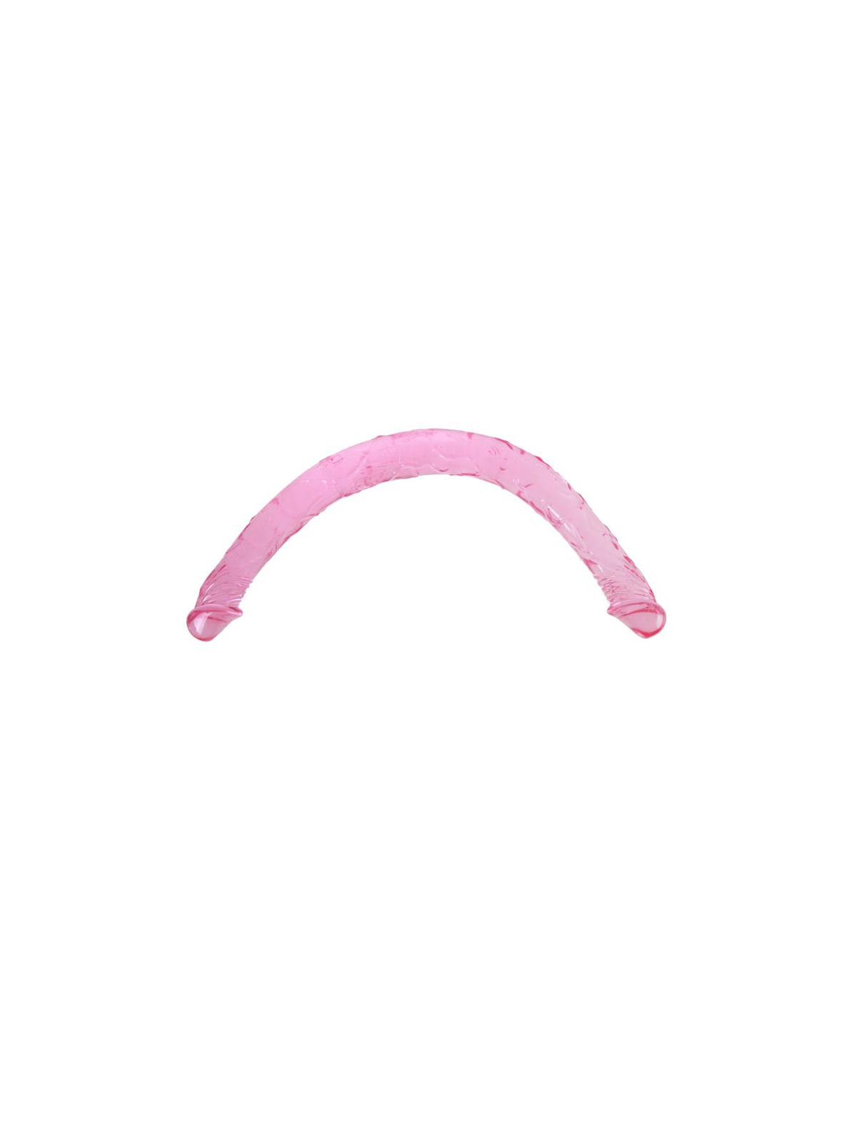 Dildo Doble Color Rosa 44 cm