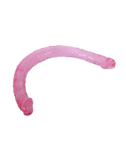 Dildo Doble Color Rosa 44 cm