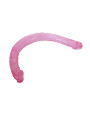 Dildo Doble Color Rosa 44 cm