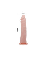 Dildo con Ventosa Color Natural 23,5 cm