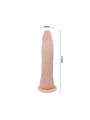 Baile Dildo con Ventosa Color Natural 21 cm