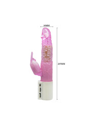 Baile Vibrador Transparente Color Rosa