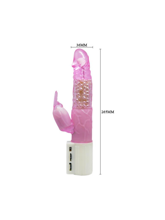 Baile Vibrador Transparente Color Rosa