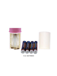 Baile Vibrador Transparente Color Rosa
