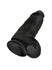 Dildo con Testículos 9 Chubby Negro