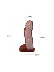 Baile Funda para Pene Wolftooth Color Marron