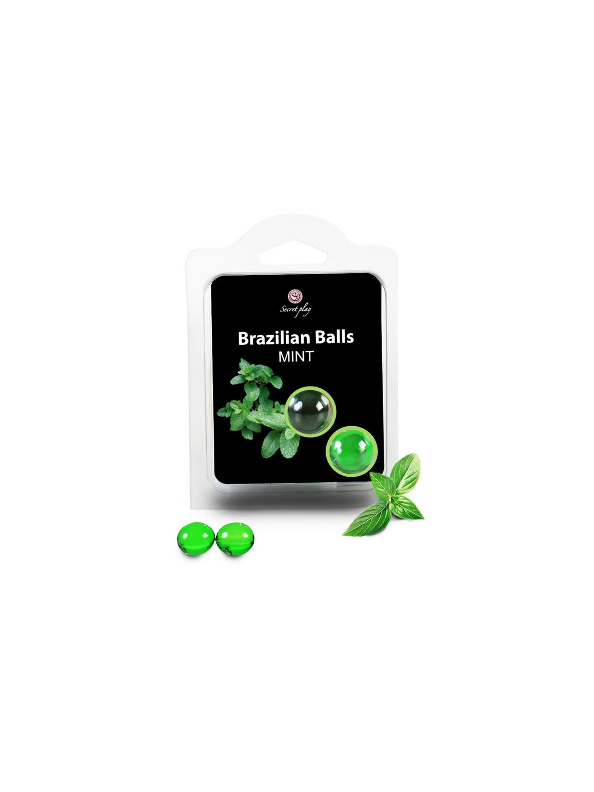 Secret Play Set 2 Brazilian Balls Aroma Menta