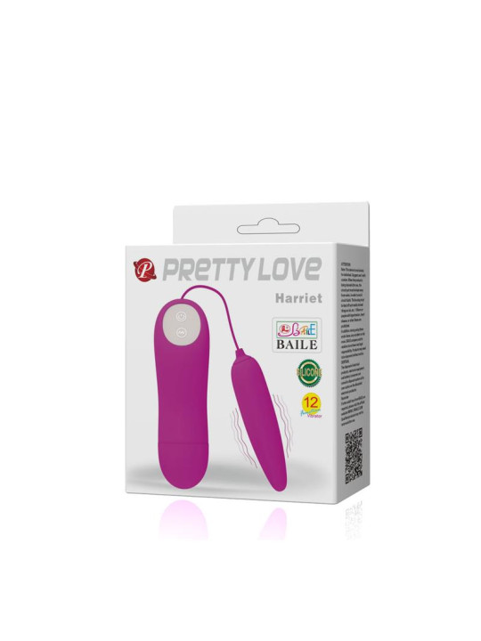 Pretty Love Huevo Vibrador Harriet Color Púrp CL70